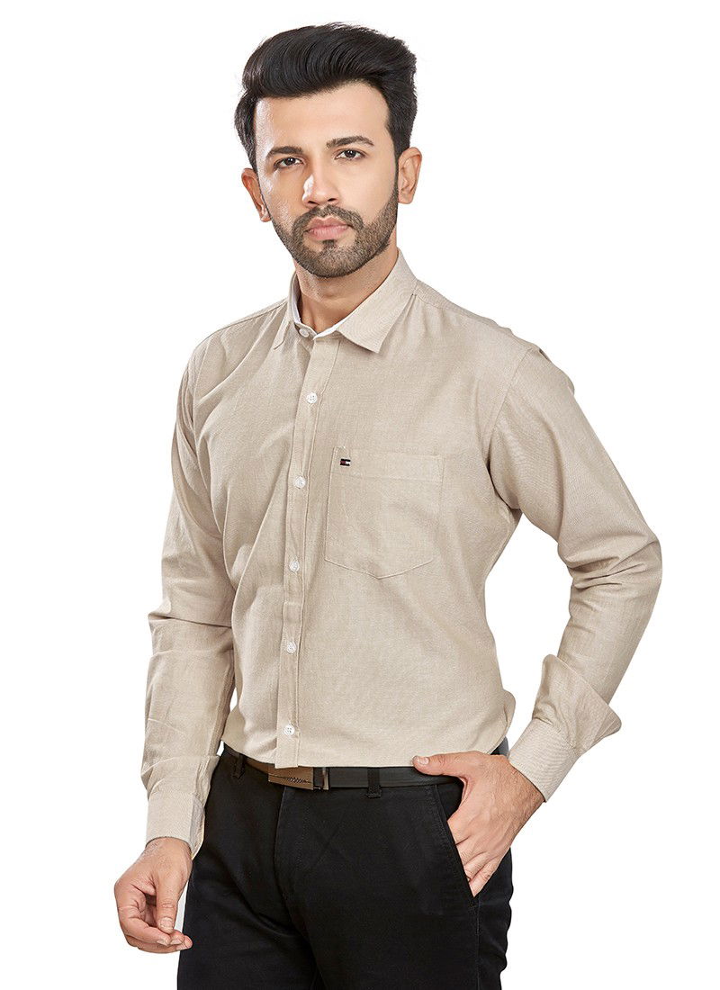 Outluk 1419 Oxford Cotton Regular Wear Mens Shirt Collection